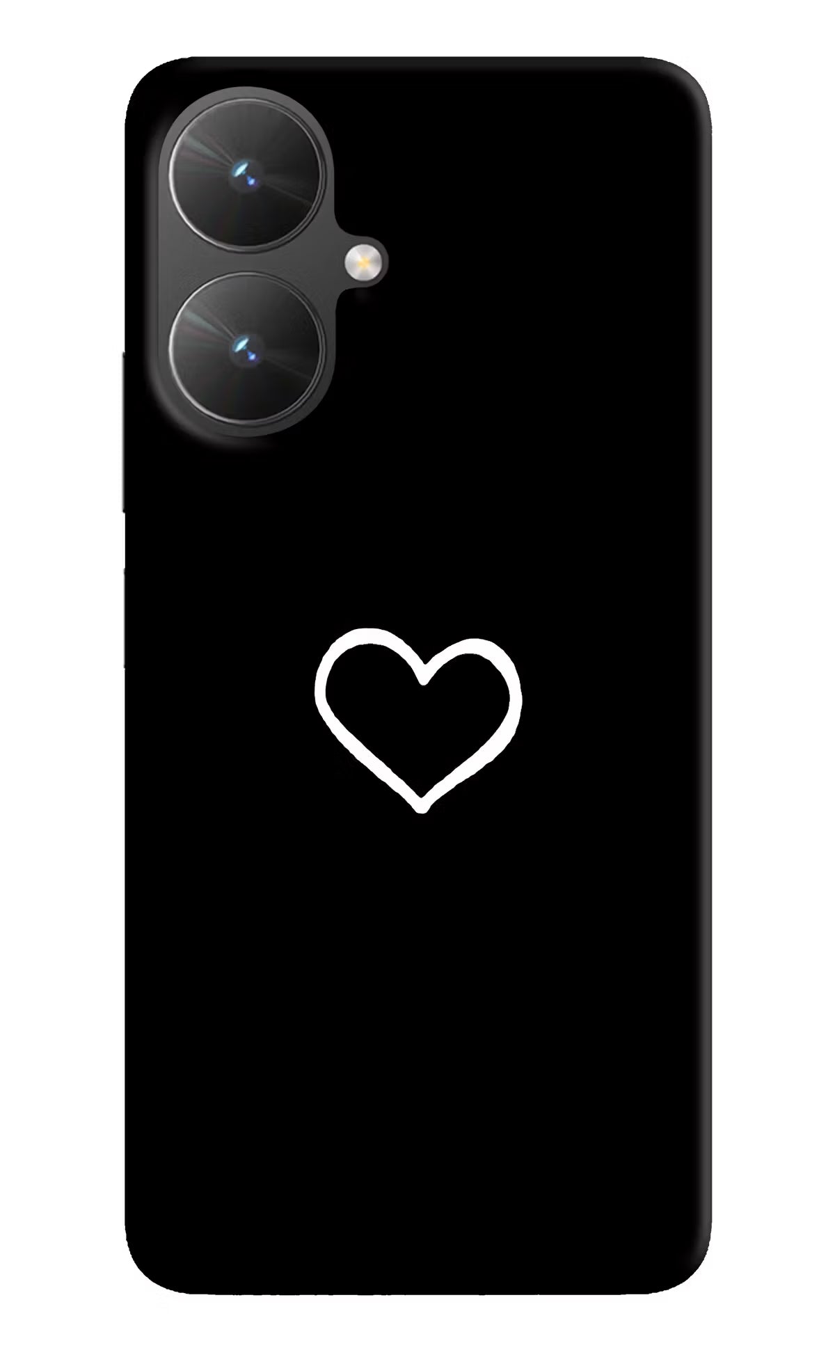 Heart Poco M6 5G Hard Case Back Cover by Casekaro