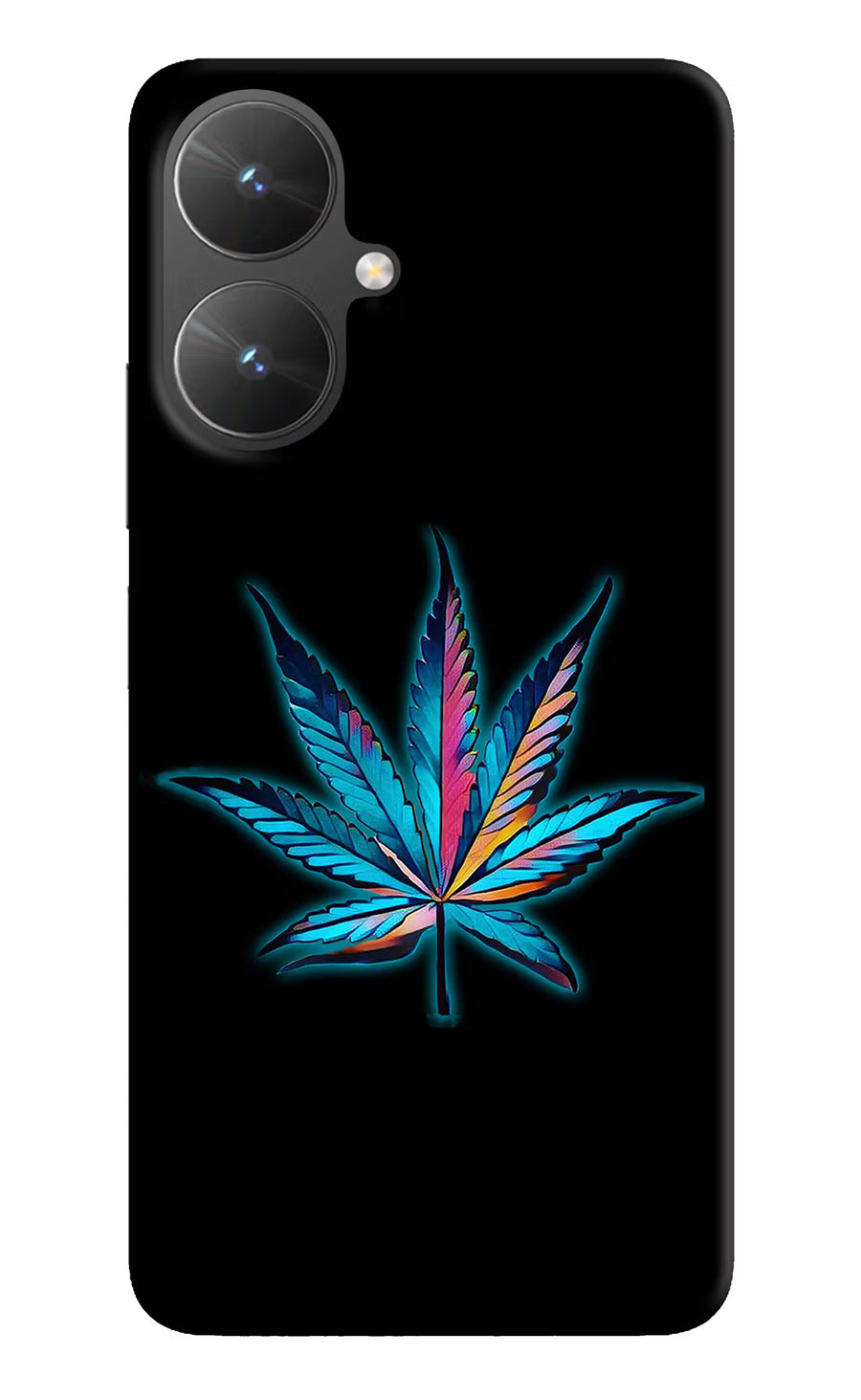 Weed Poco M6 5G Back Cover, Hard case