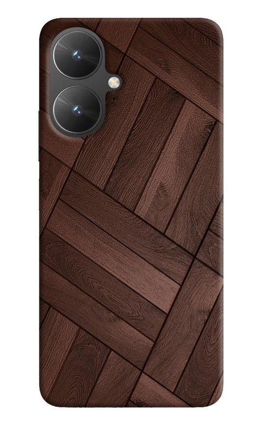 Wooden Texture Design Poco M6 5G Hard Case Back Cover by Casekaro
