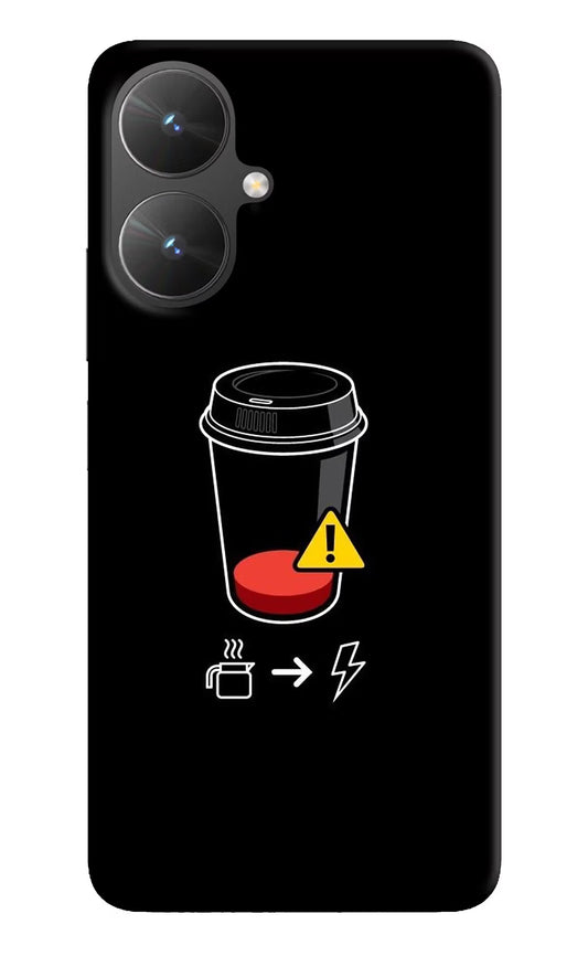 Coffee Poco M6 5G Hard Case Back Cover by Casekaro