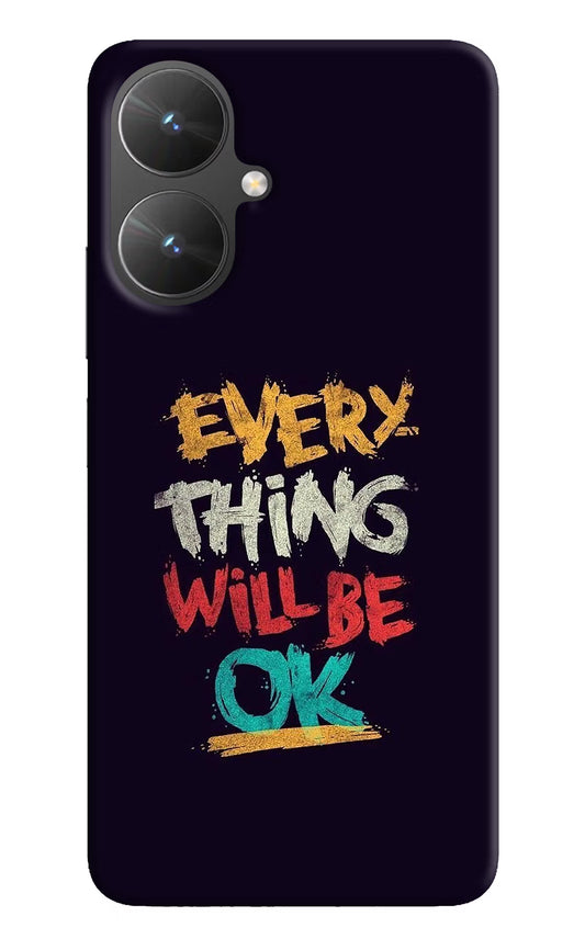 Everything Will Be Ok Poco M6 5G Hard Case Back Cover by Casekaro