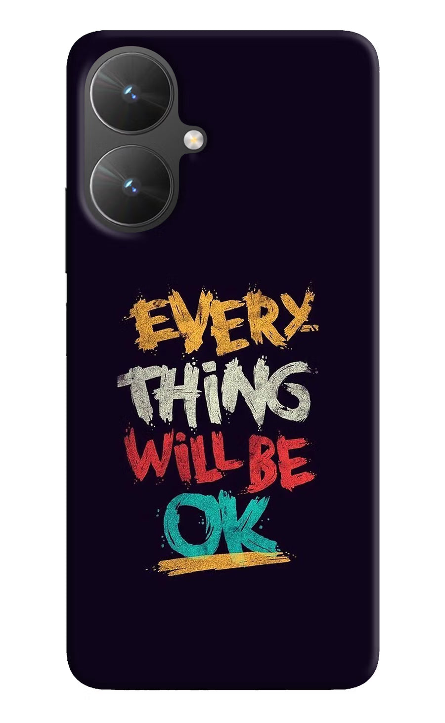 Everything Will Be Ok Poco M6 5G Back Cover, Hard case