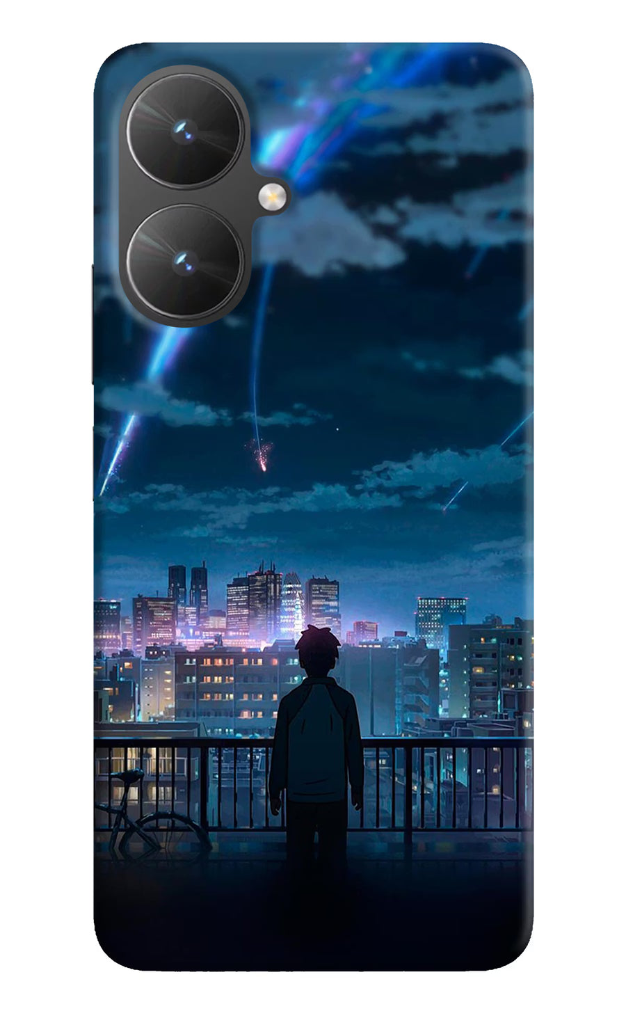 Anime Poco M6 5G Back Cover, Hard case