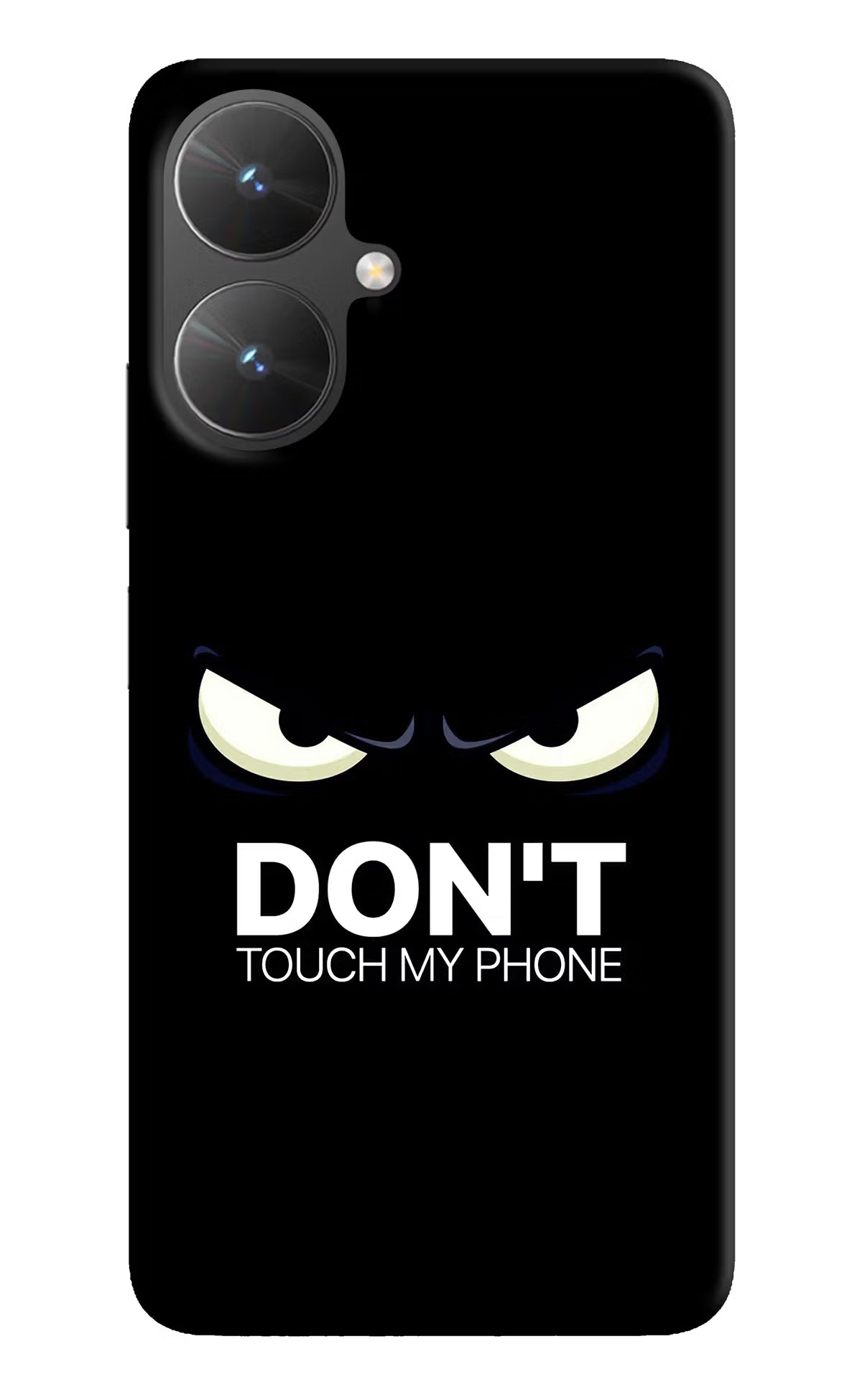 Don'T Touch My Phone Poco M6 5G Hard Case Back Cover by Casekaro