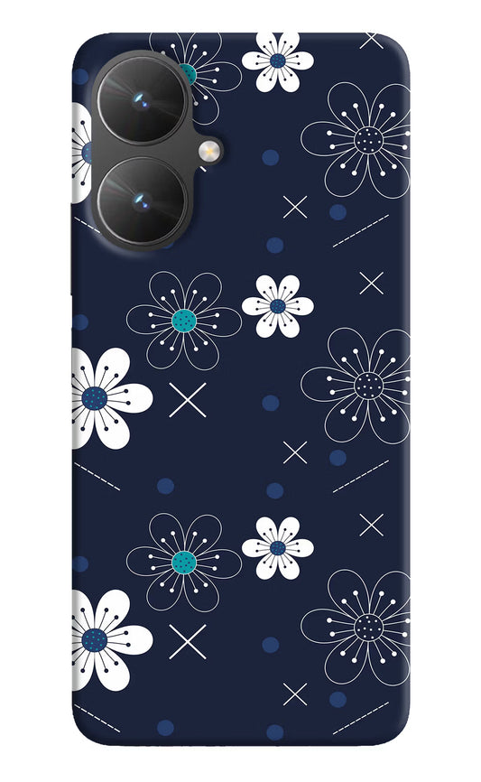 Flowers Poco M6 5G Hard Case Back Cover by Casekaro