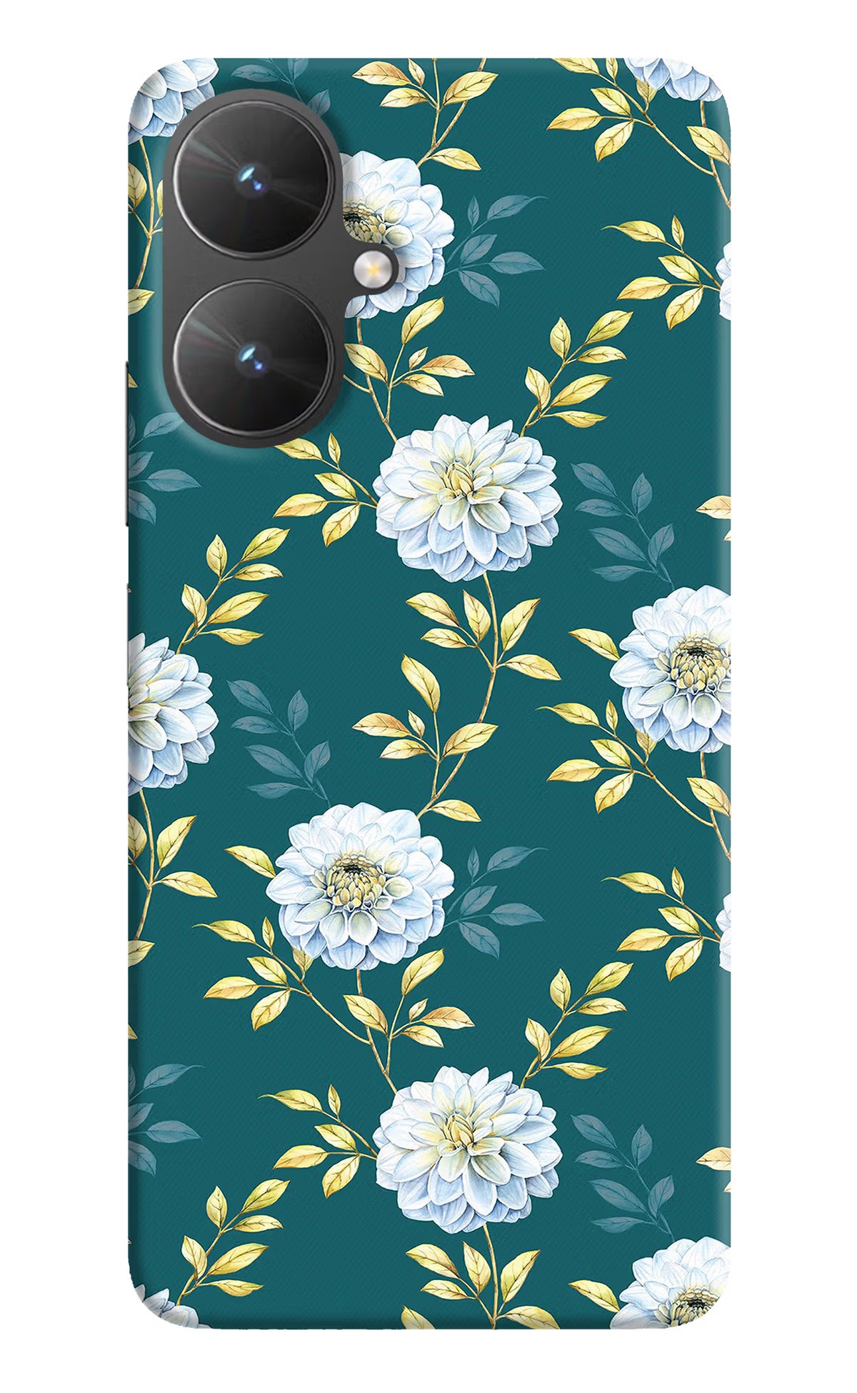 Flowers Poco M6 5G Hard Case Back Cover by Casekaro
