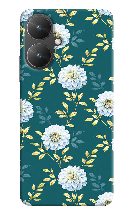 Flowers Poco M6 5G Hard Case Back Cover by Casekaro