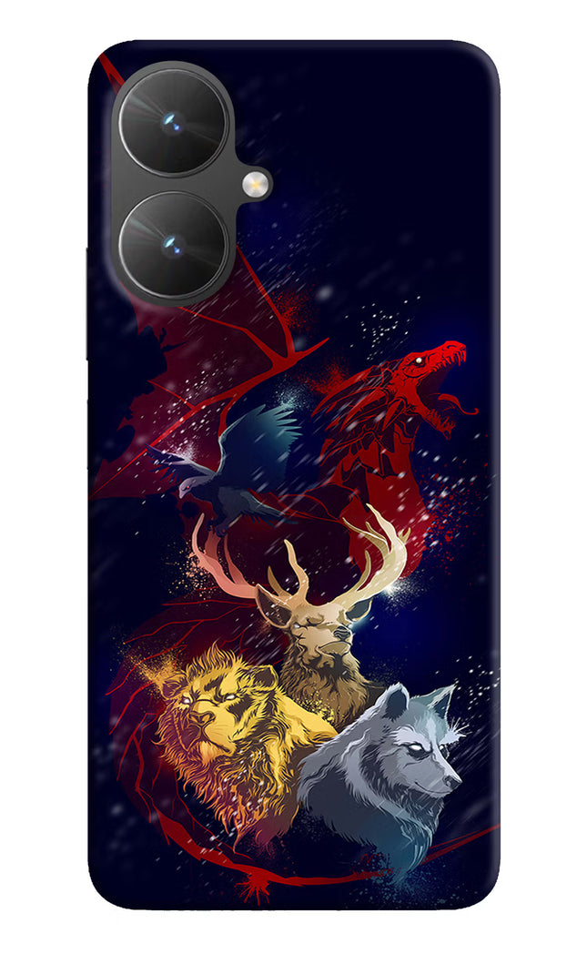Game Of Thrones Poco M6 5G Hard Case Back Cover by Casekaro