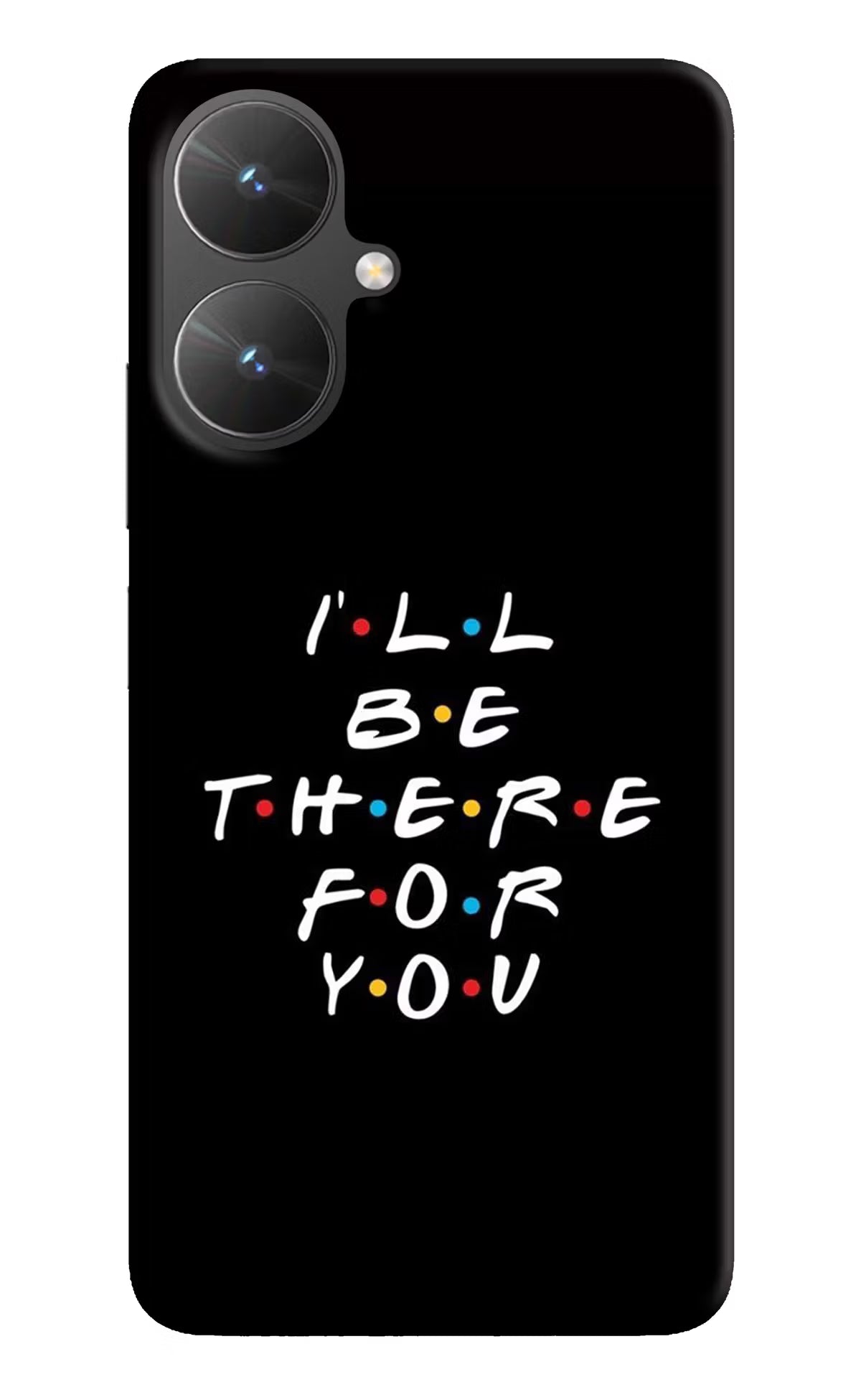 I'll Be There For You Poco M6 5G Hard Case Back Cover by Casekaro