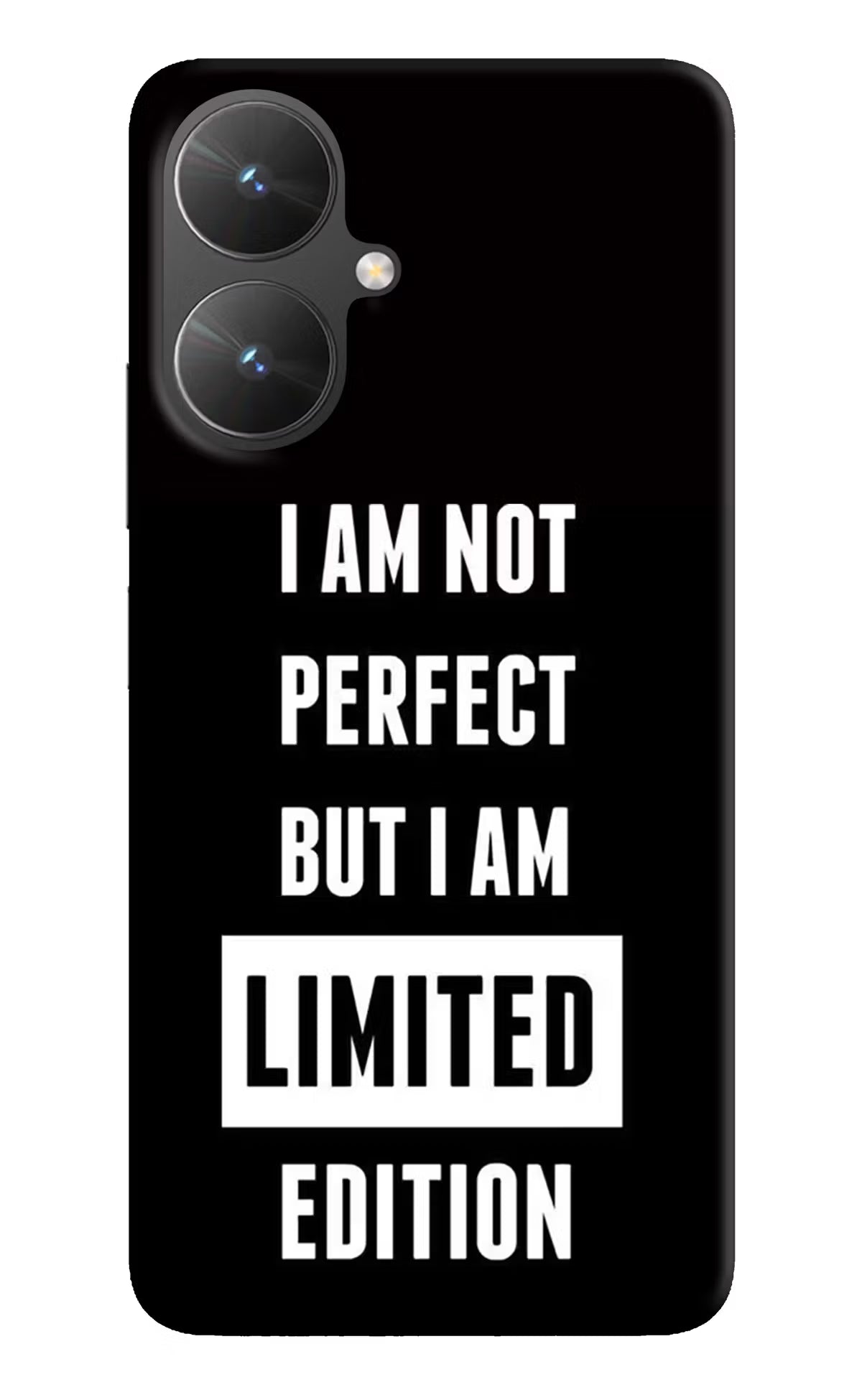 I Am Not Perfect But I Am Limited Edition Poco M6 5G Hard Case Back Cover by Casekaro