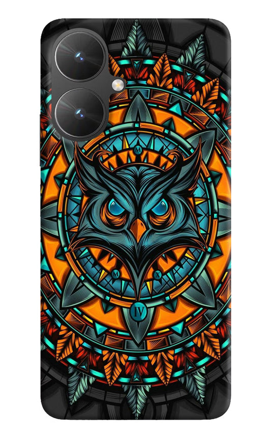 Angry Owl Art Poco M6 5G Hard Case Back Cover by Casekaro