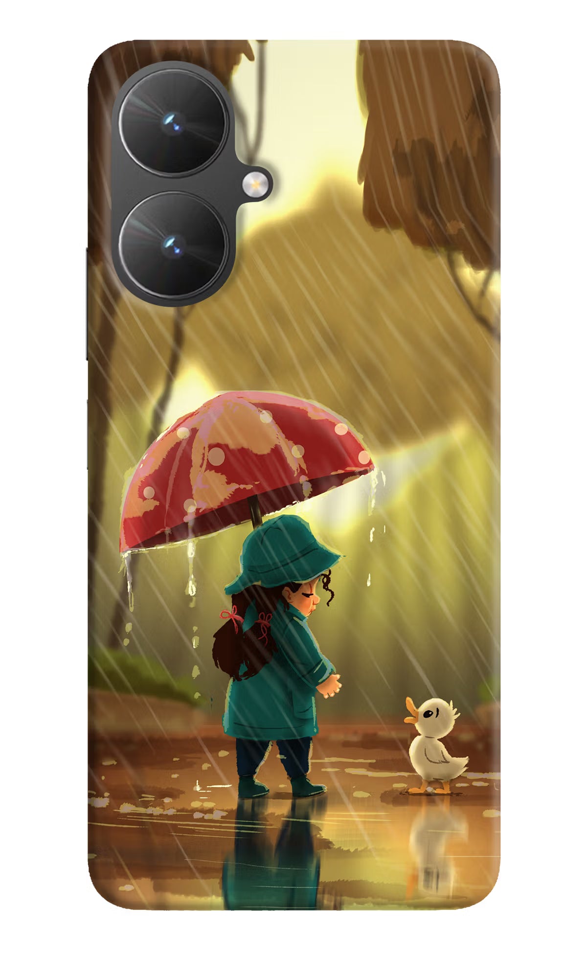 Rainy Day Poco M6 5G Hard Case Back Cover by Casekaro
