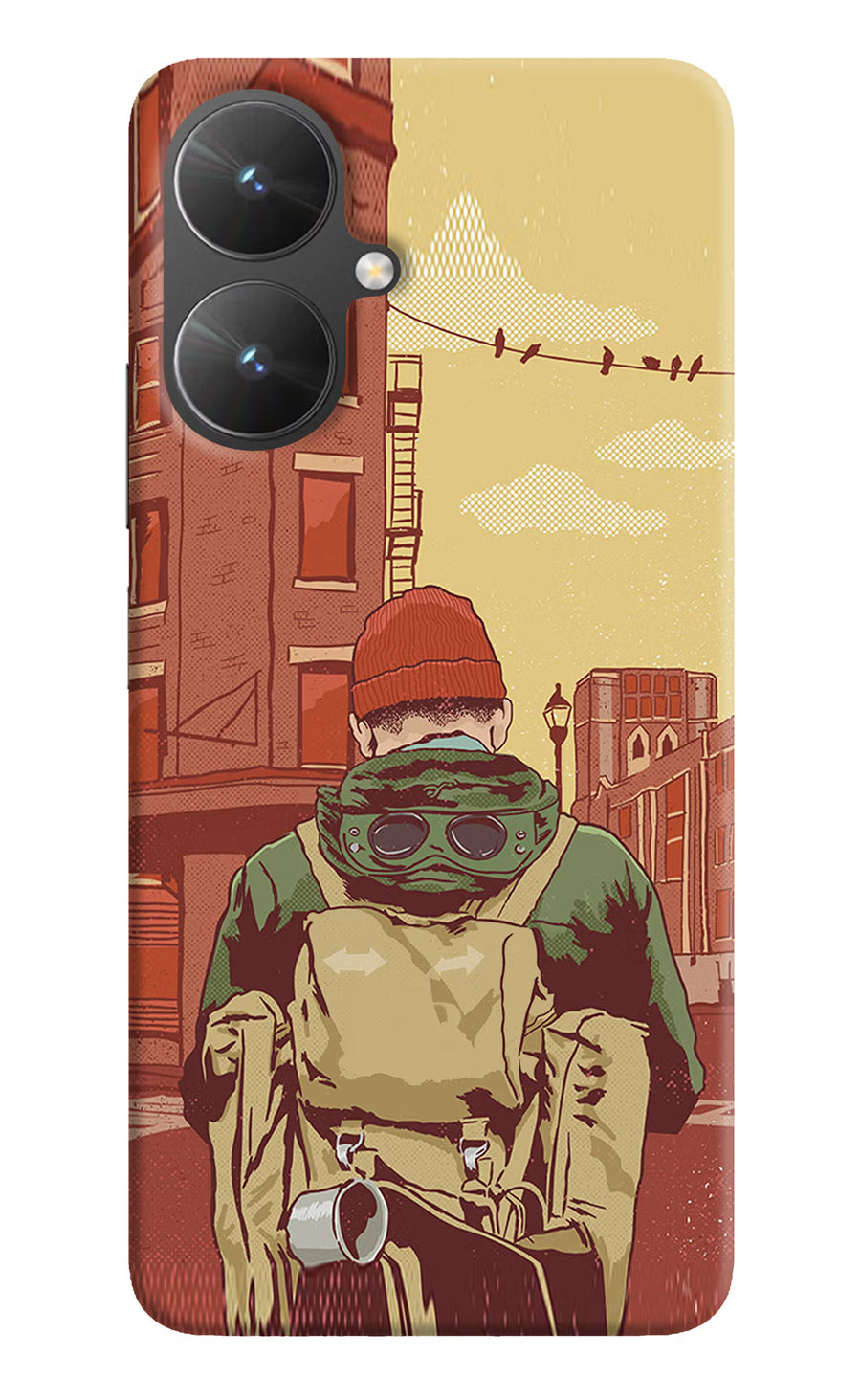 Adventurous Poco M6 5G Back Cover, Hard case