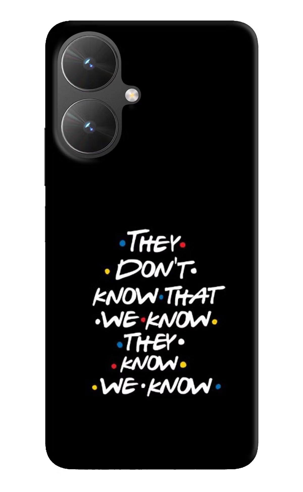 FRIENDS Dialogue Poco M6 5G Hard Case Back Cover by Casekaro