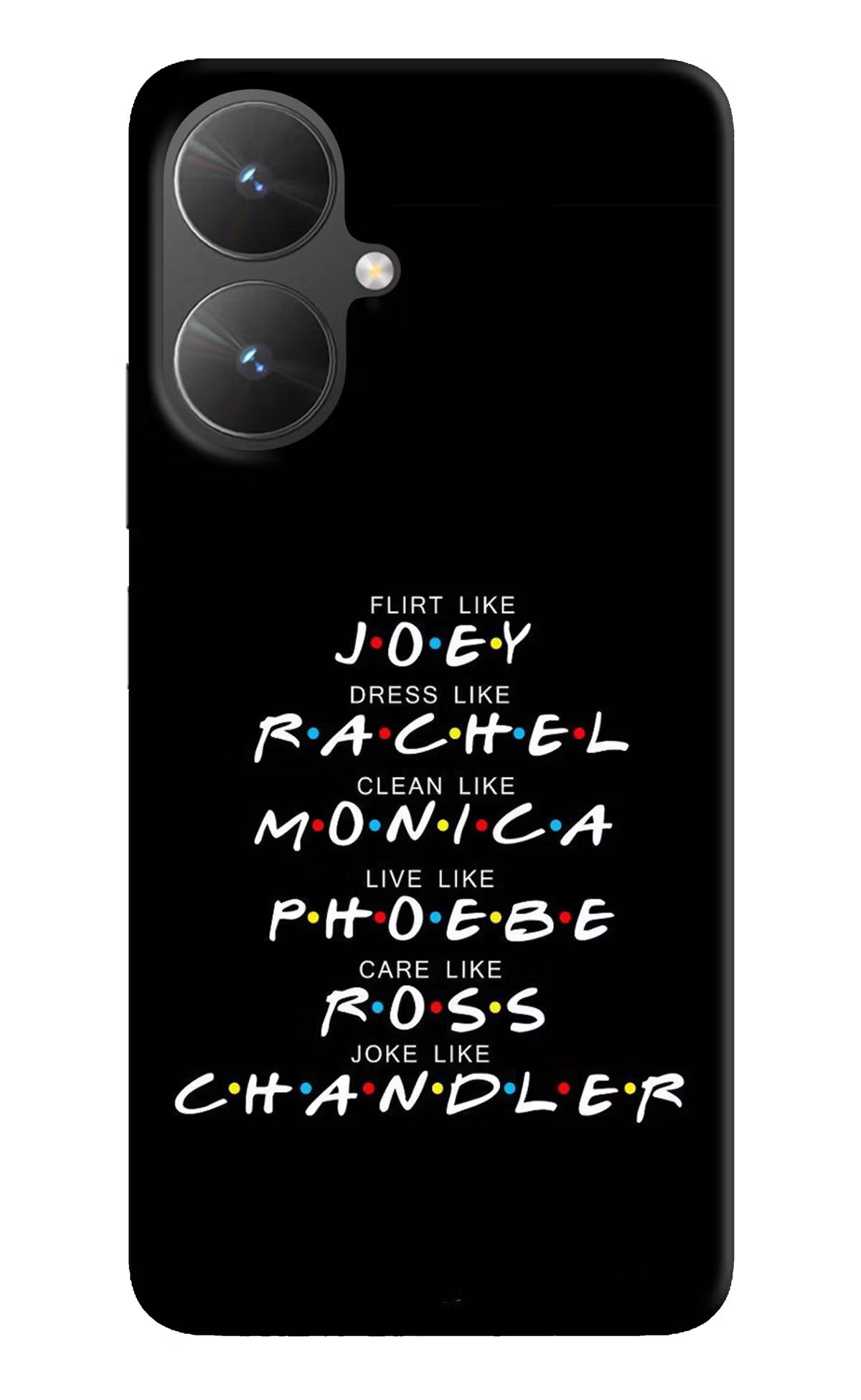 FRIENDS Character Poco M6 5G Hard Case Back Cover by Casekaro