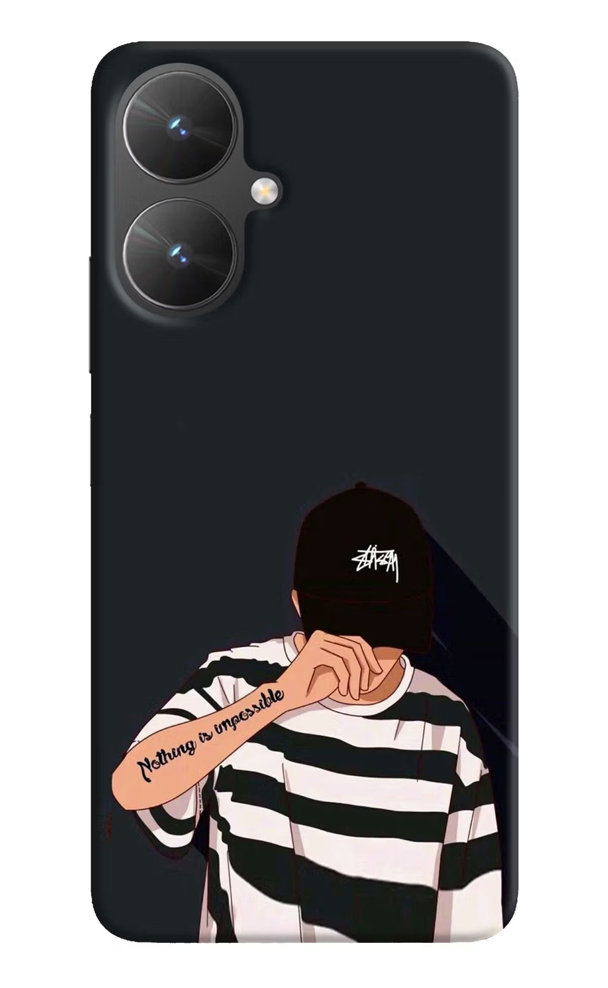 Aesthetic Boy Poco M6 5G Hard Case Back Cover by Casekaro