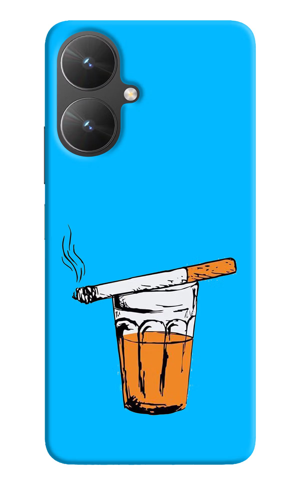 Chai Sutta Poco M6 5G Hard Case Back Cover by Casekaro