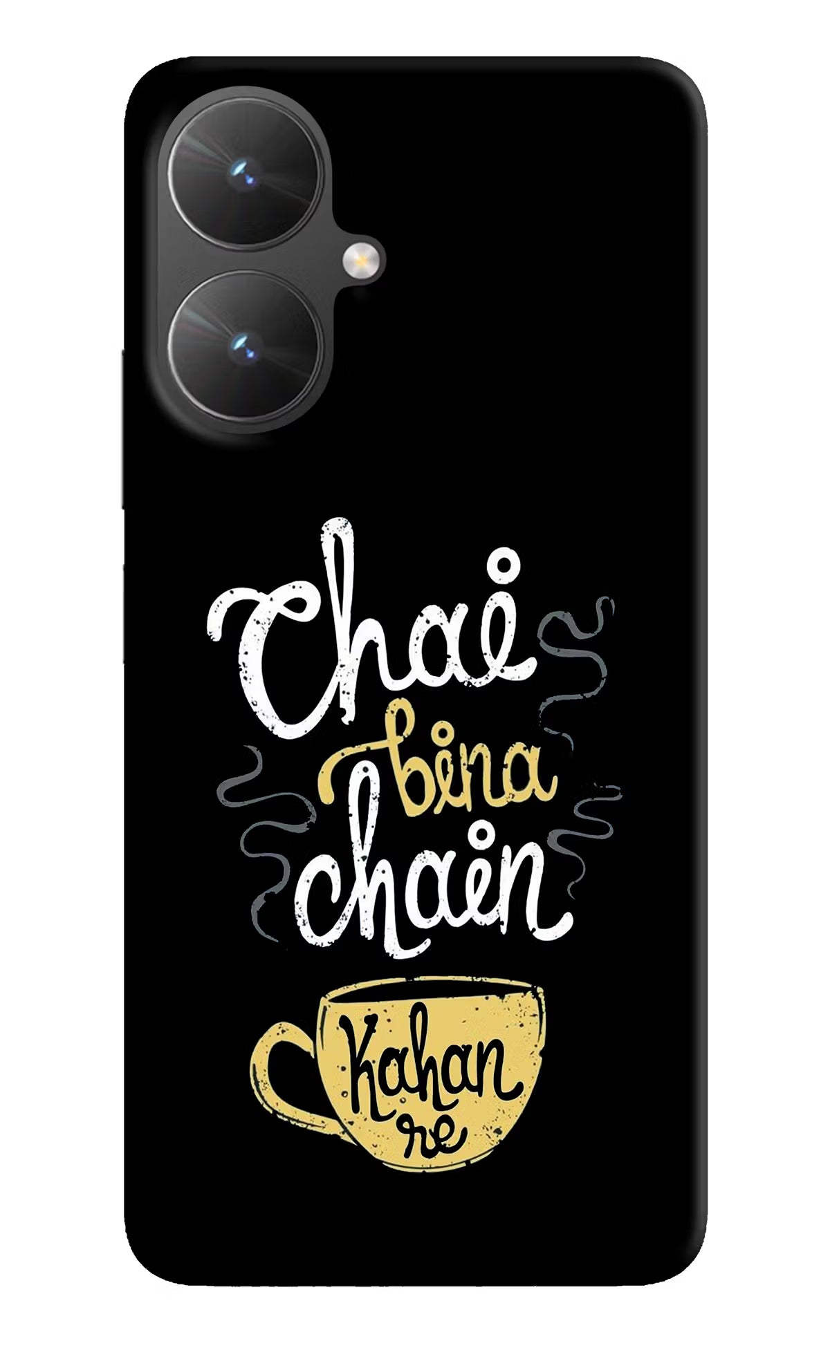 Chai Bina Chain Kaha Re Poco M6 5G Hard Case Back Cover by Casekaro