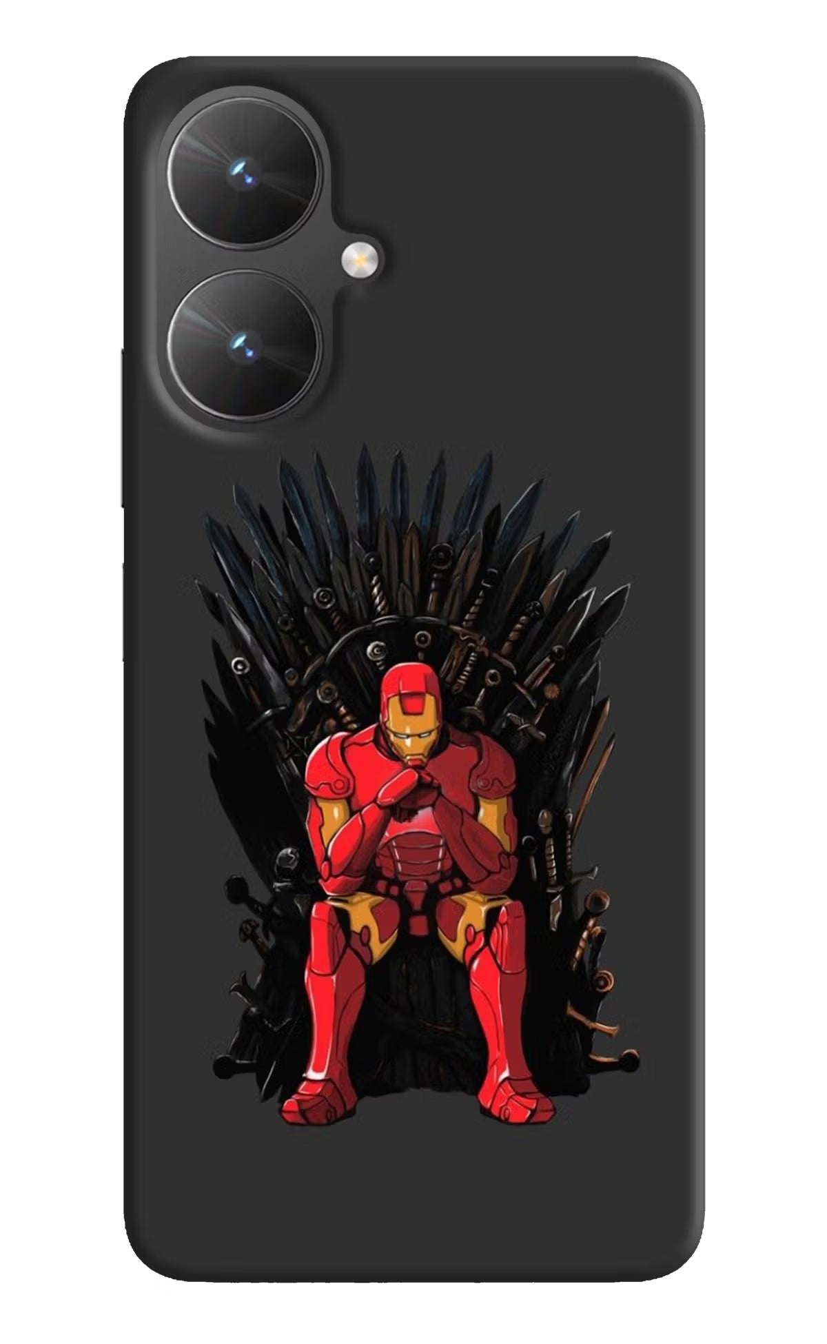 Ironman Throne Poco M6 5G Hard Case Back Cover by Casekaro