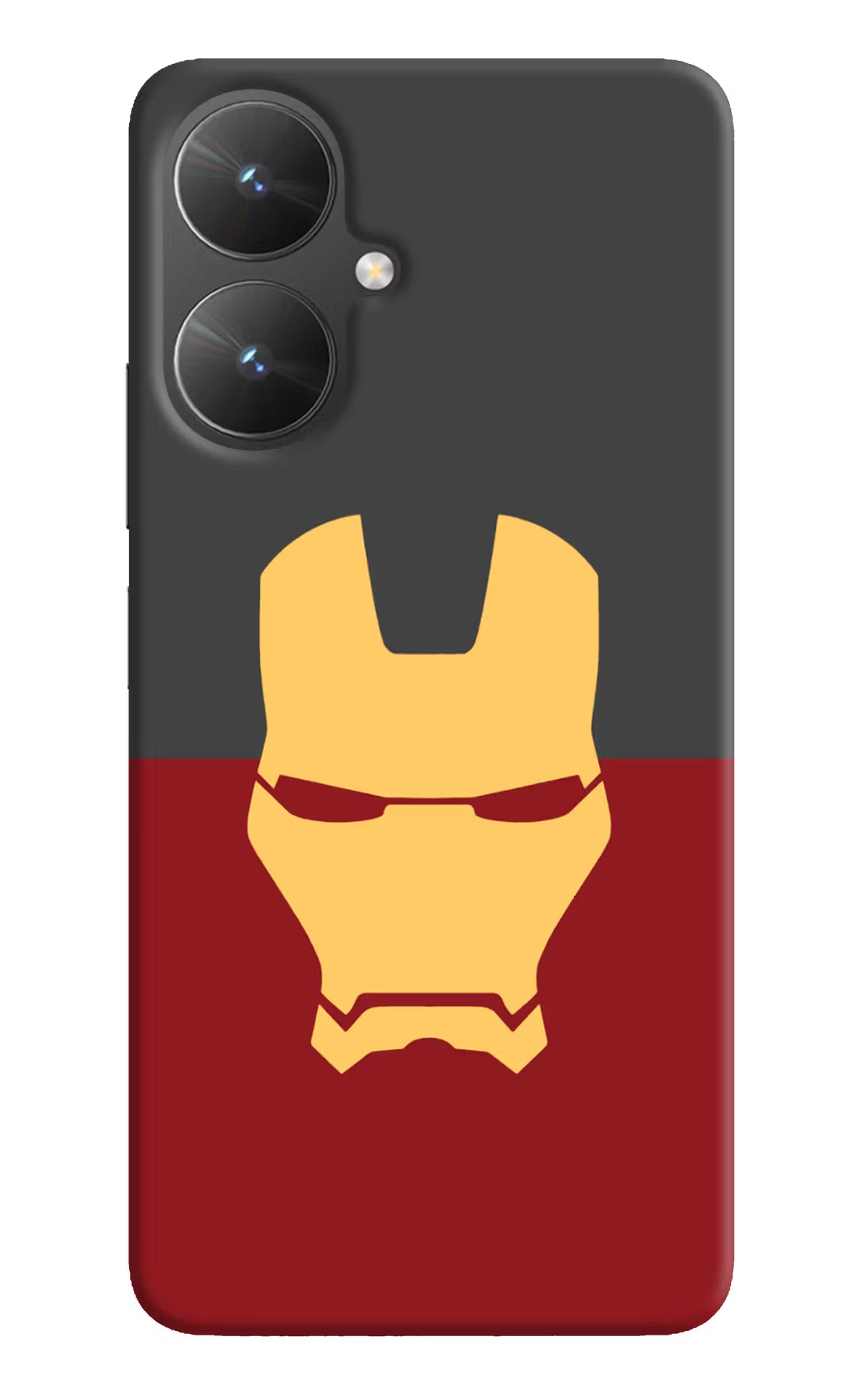 Ironman Poco M6 5G Hard Case Back Cover by Casekaro