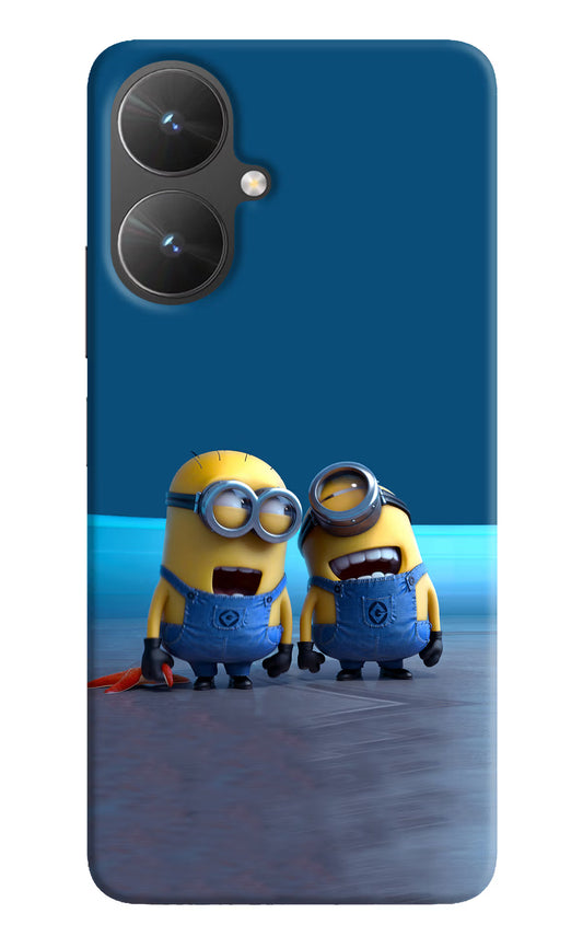 Minion Laughing Poco M6 5G Hard Case Back Cover by Casekaro