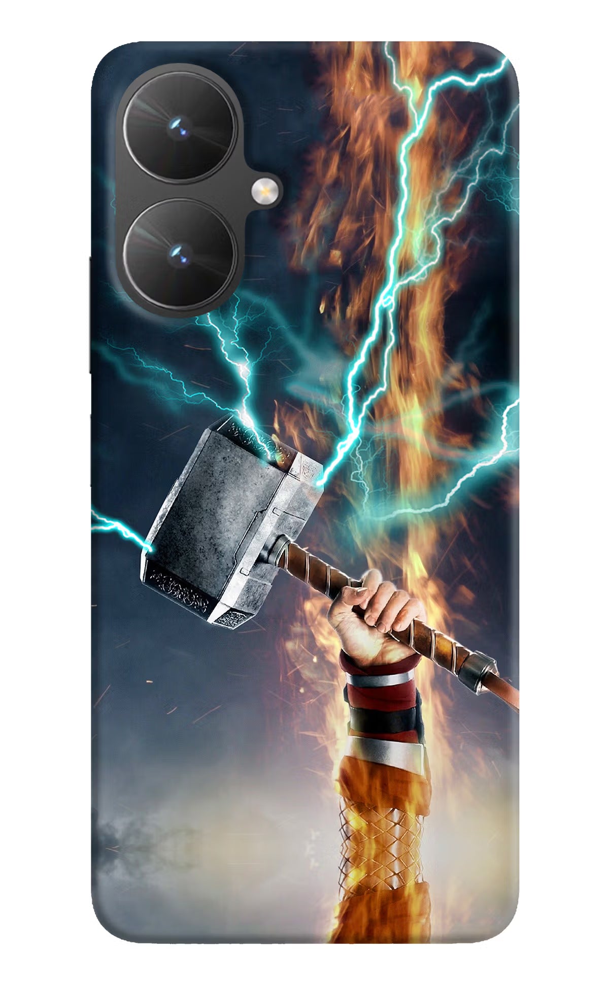 Thor Hammer Mjolnir Poco M6 5G Hard Case Back Cover by Casekaro