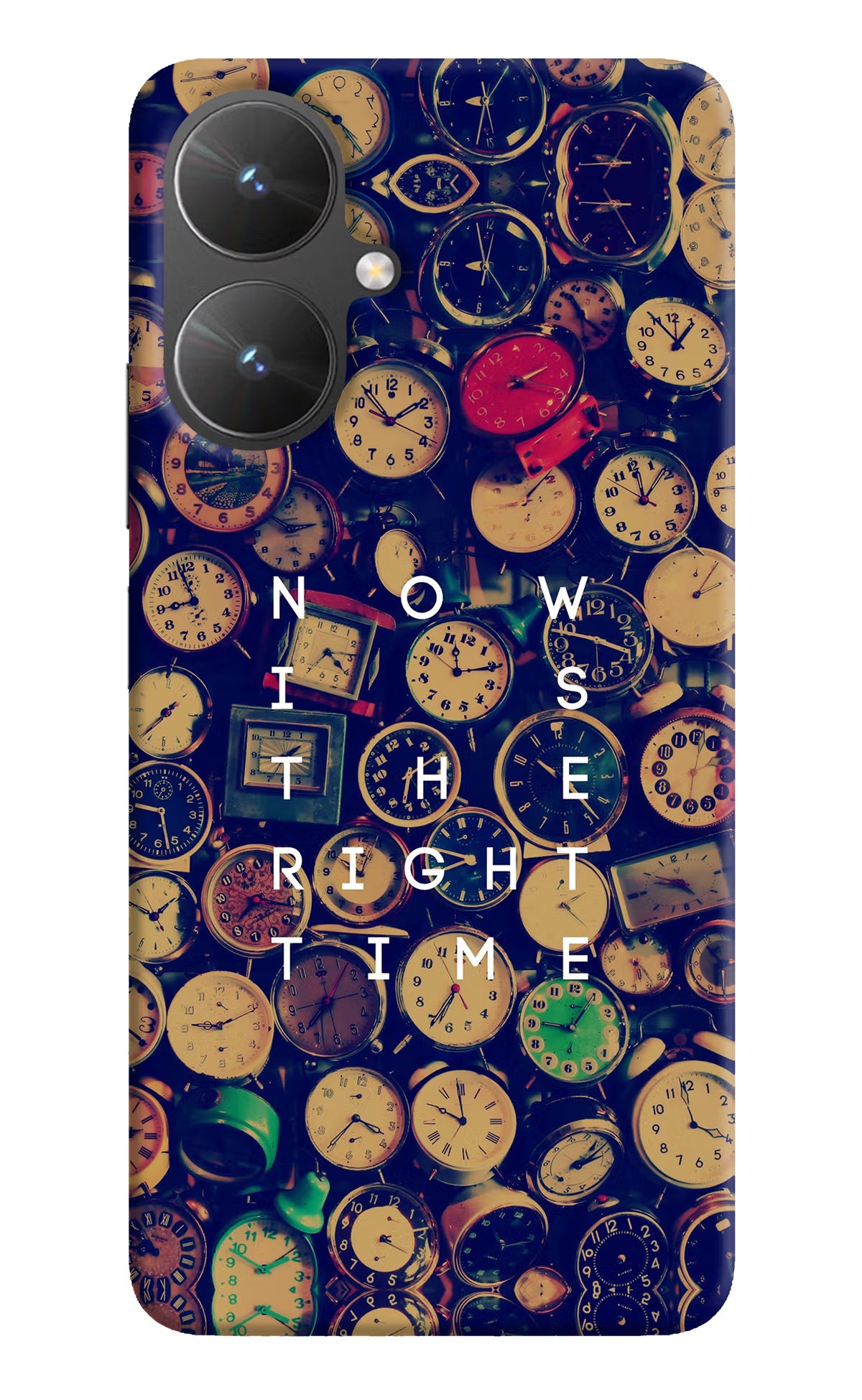 Now is the Right Time Quote Poco M6 5G Hard Case Back Cover by Casekaro