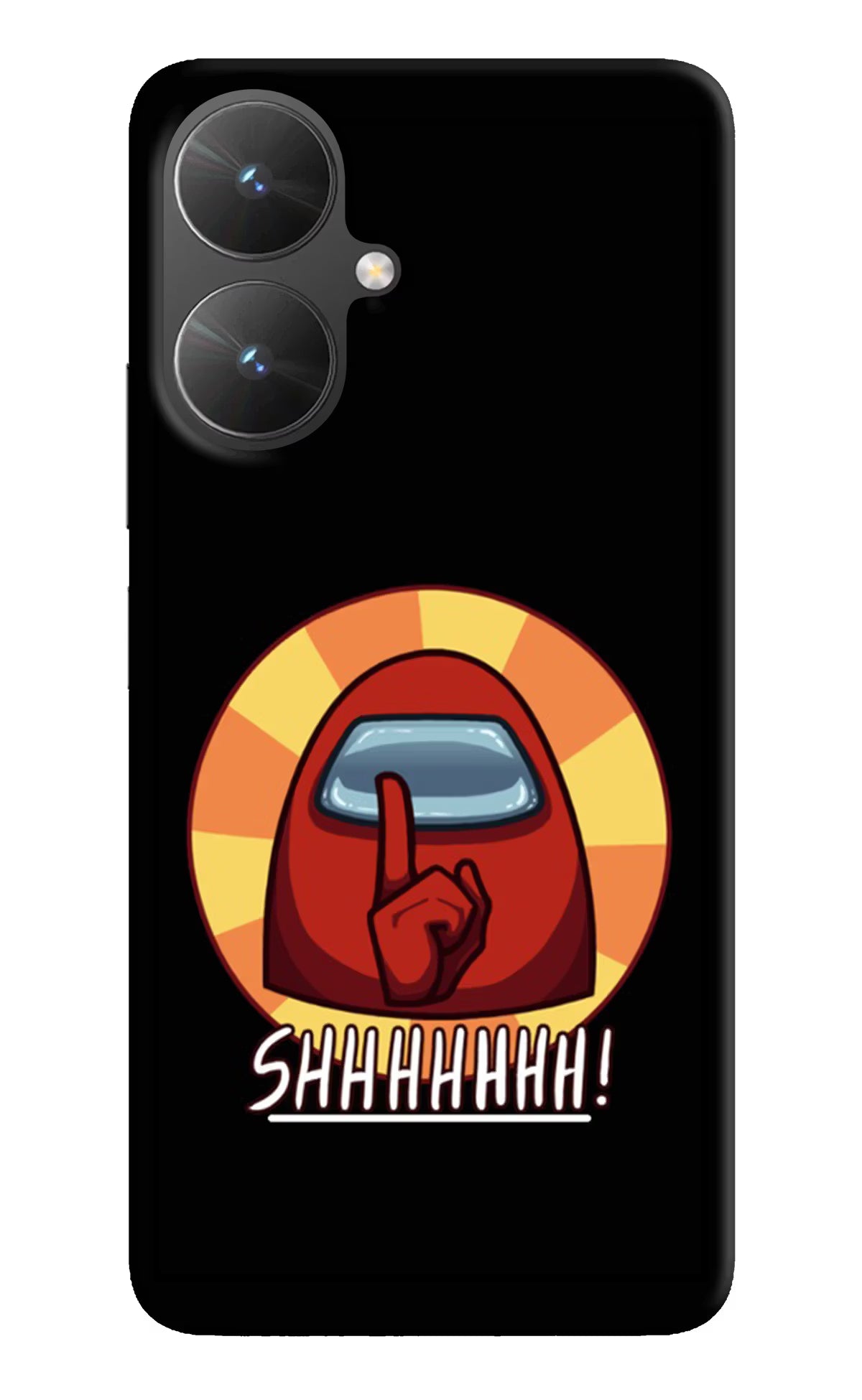 Among Us Shhh! Poco M6 5G Hard Case Back Cover by Casekaro