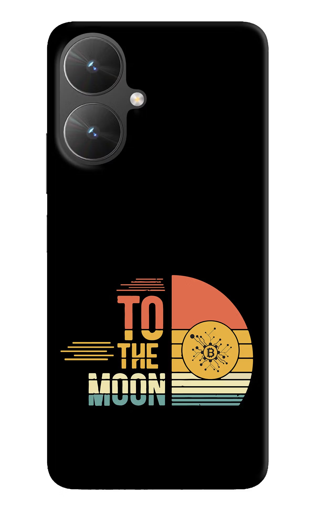To the Moon Poco M6 5G Hard Case Back Cover by Casekaro
