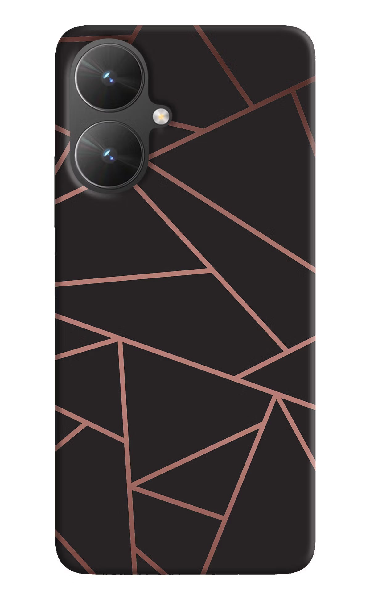 Geometric Pattern Poco M6 5G Hard Case Back Cover by Casekaro