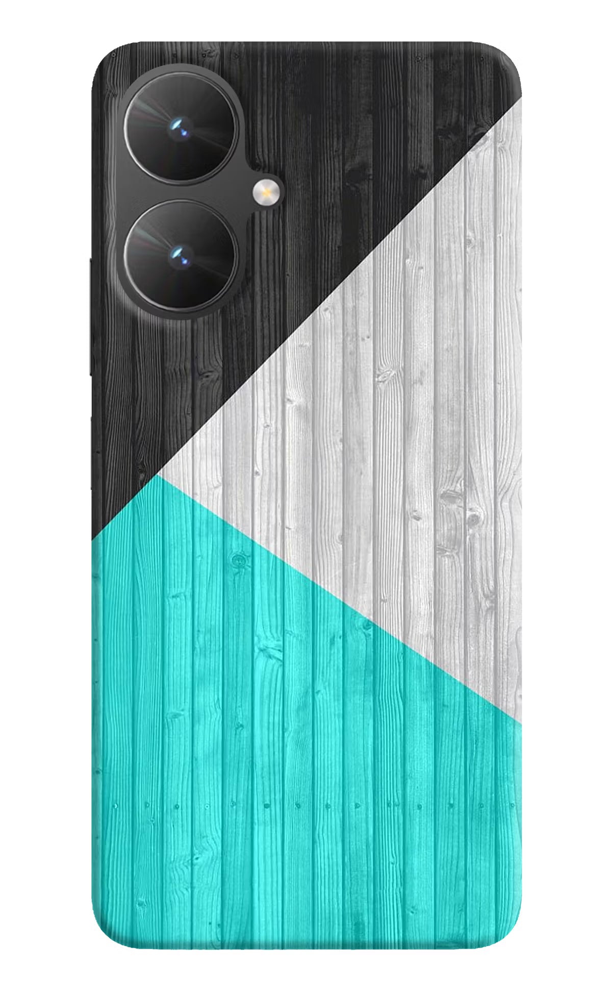 Wooden Abstract Poco M6 5G Hard Case Back Cover by Casekaro