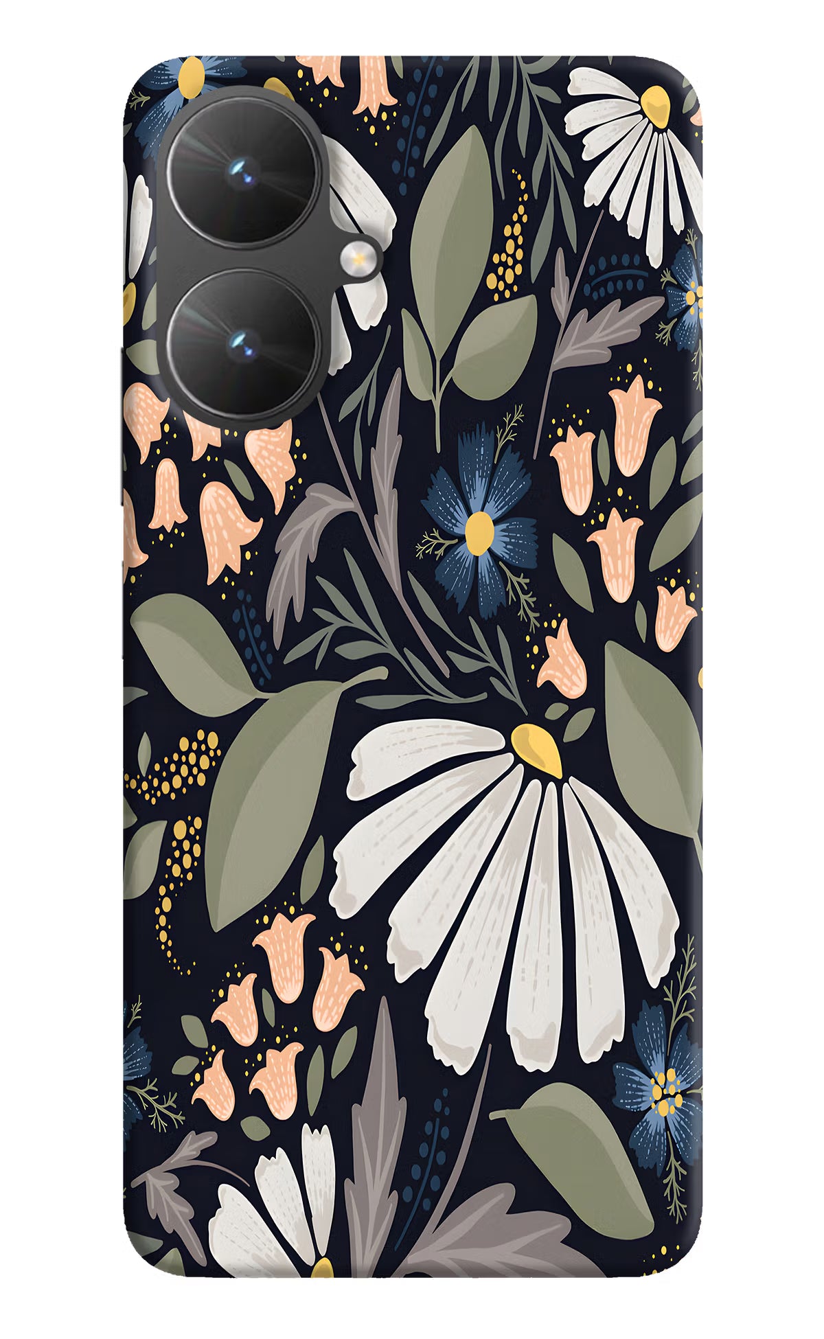 Flowers Art Poco M6 5G Hard Case Back Cover by Casekaro
