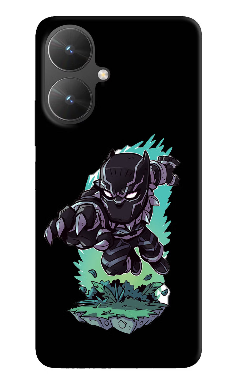 Black Panther Poco M6 5G Back Cover, Hard case