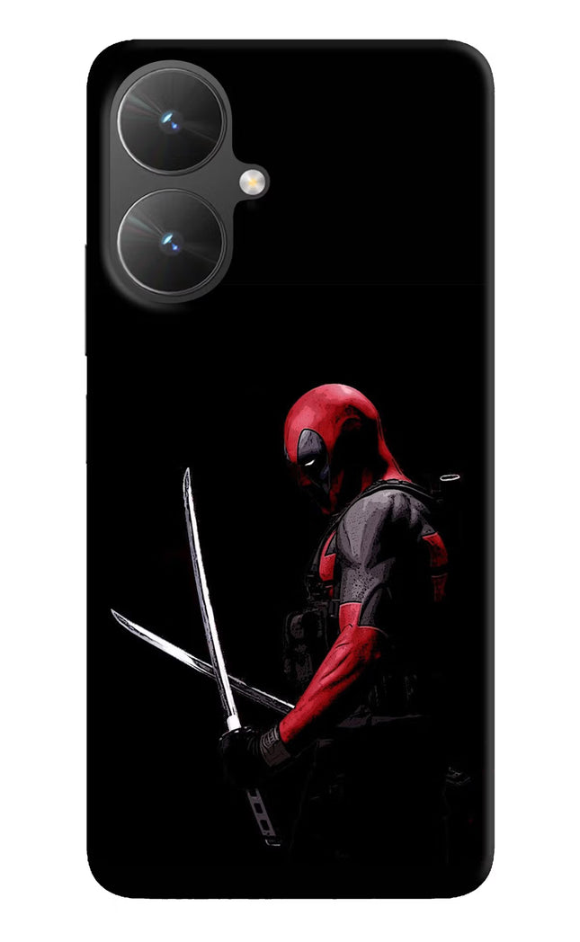 Deadpool Poco M6 5G Hard Case Back Cover by Casekaro