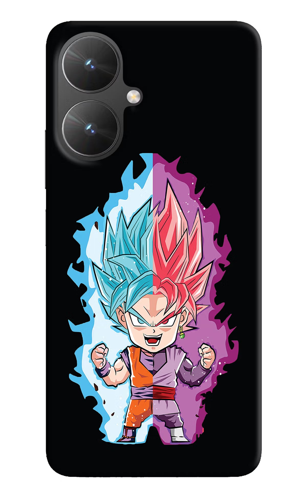 Chota Goku Poco M6 5G Hard Case Back Cover by Casekaro