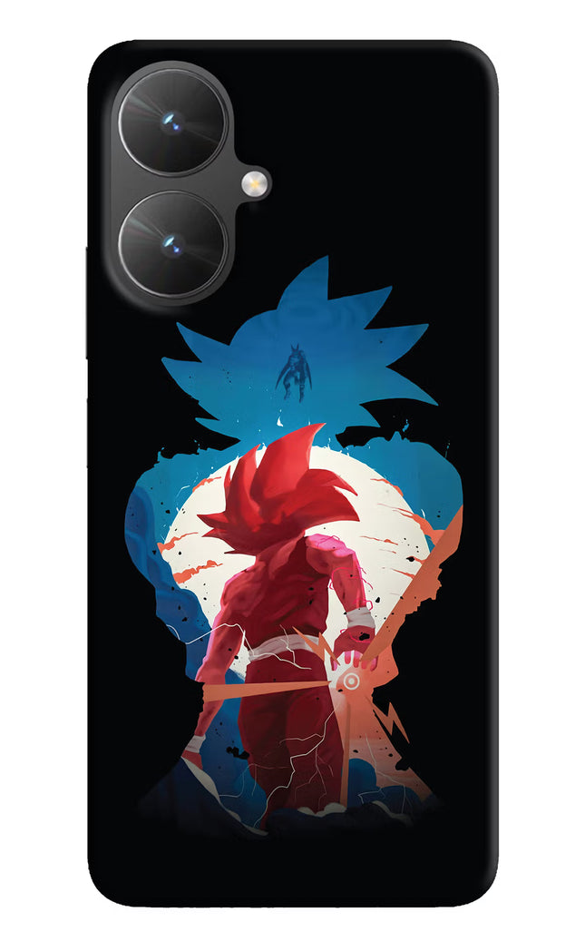 Goku Poco M6 5G Hard Case Back Cover by Casekaro