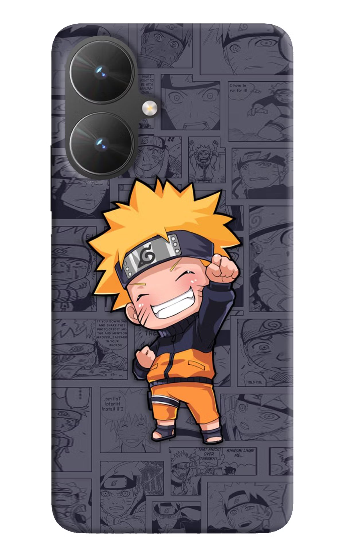 Chota Naruto Poco M6 5G Hard Case Back Cover by Casekaro