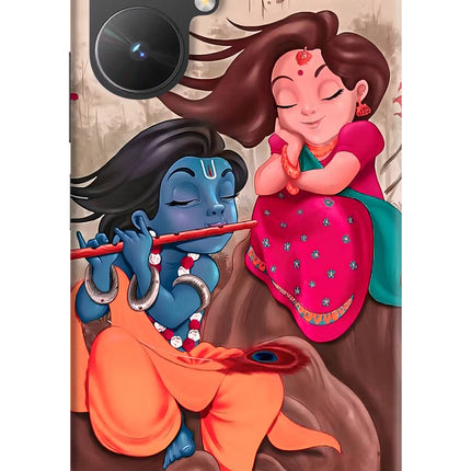 Radhe Krishna Poco M6 5G Hard Case Back Cover by Casekaro