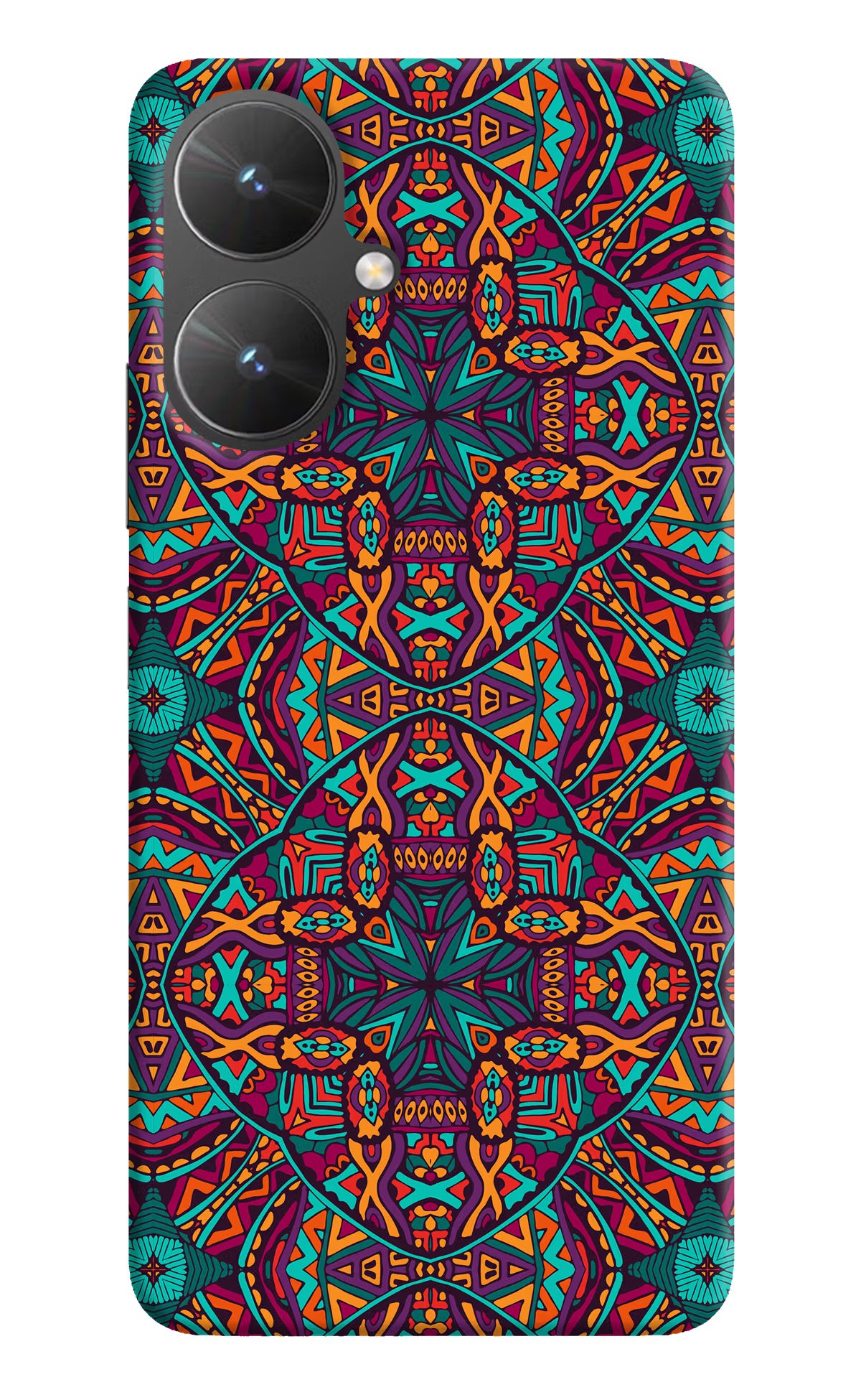 Colour Mandala Poco M6 5G Hard Case Back Cover by Casekaro