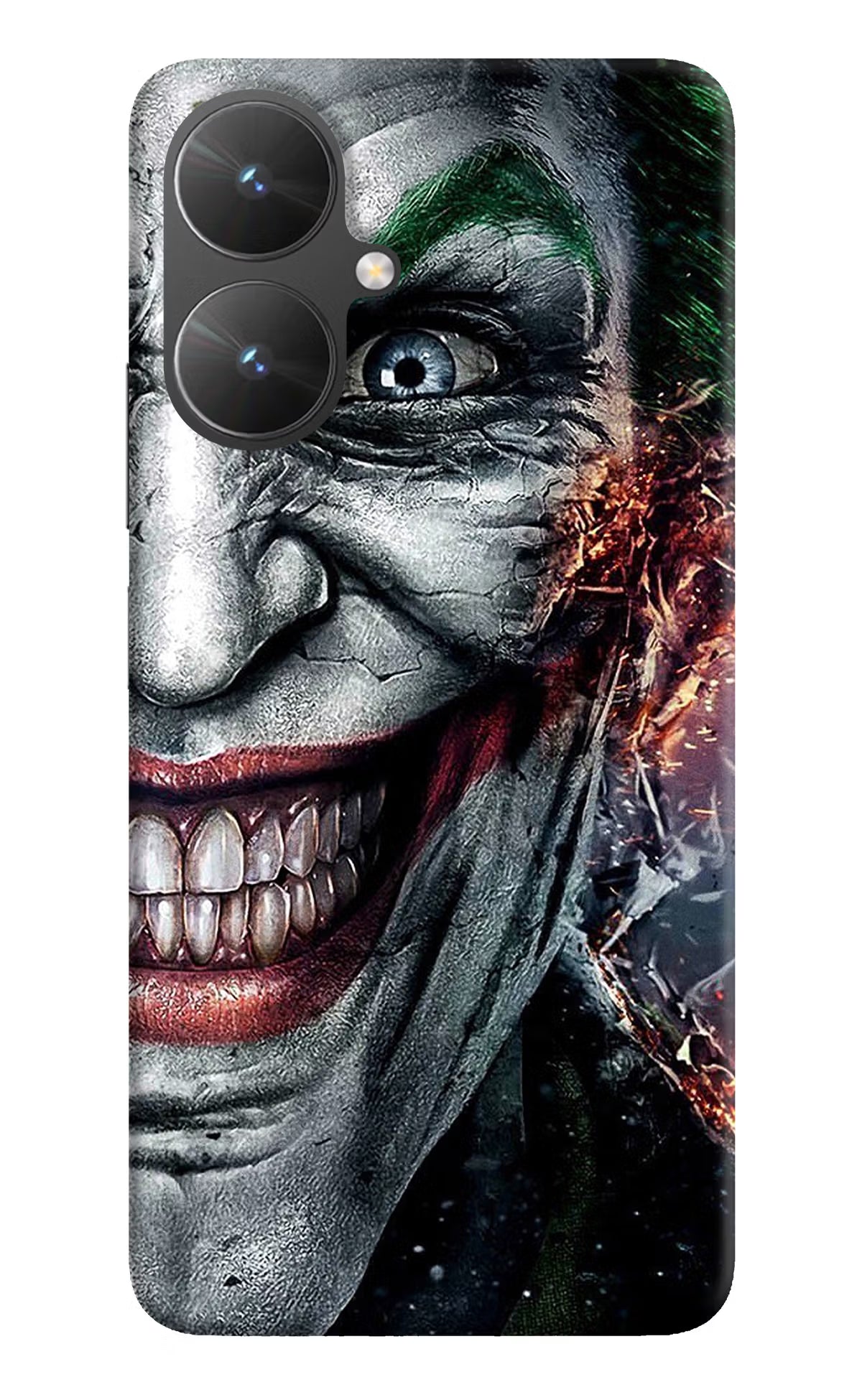 Joker Cam Poco M6 5G Hard Case Back Cover by Casekaro