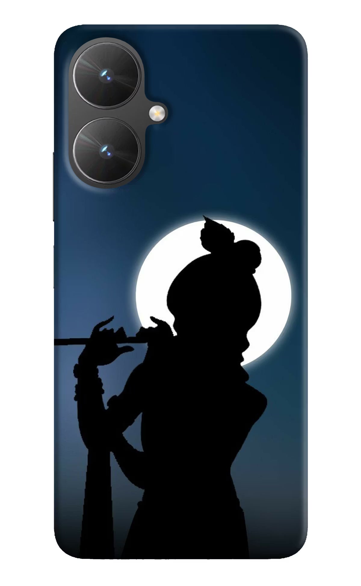 Shri Krishna Silhouette Poco M6 5G Hard Case Back Cover by Casekaro
