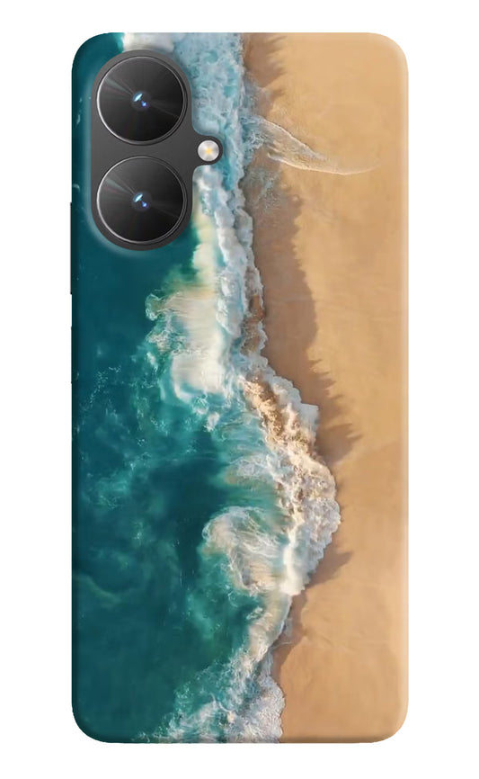 Ocean Beach Poco M6 5G Hard Case Back Cover by Casekaro
