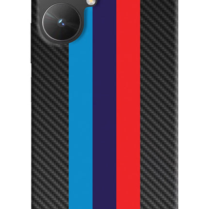 BMW Stripes Pattern Poco M6 5G Hard Case Back Cover by Casekaro