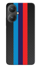 BMW Stripes Pattern Poco M6 5G Hard Case Back Cover by Casekaro