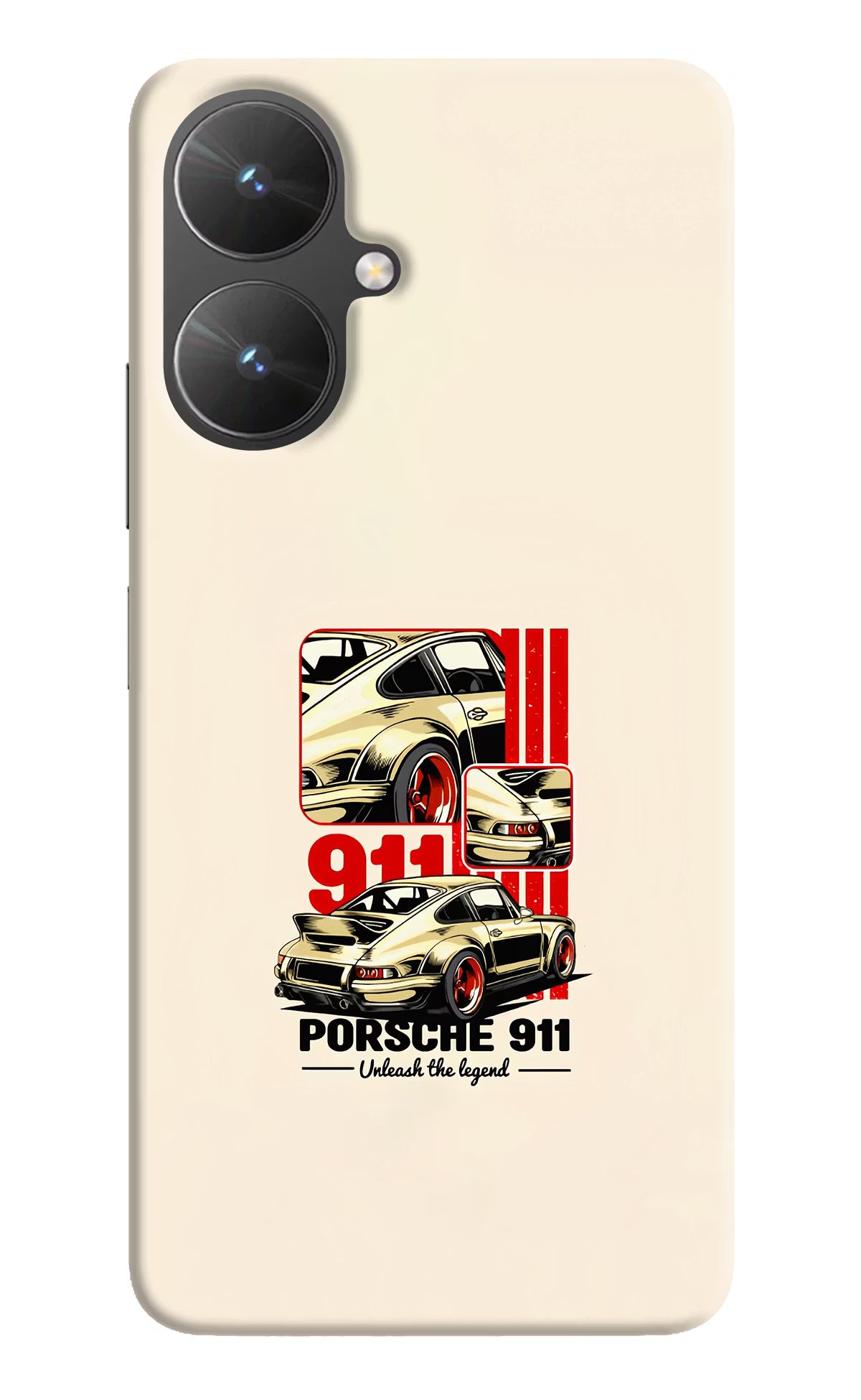 Classic Porsche 911 Poco M6 5G Hard Case Back Cover by Casekaro