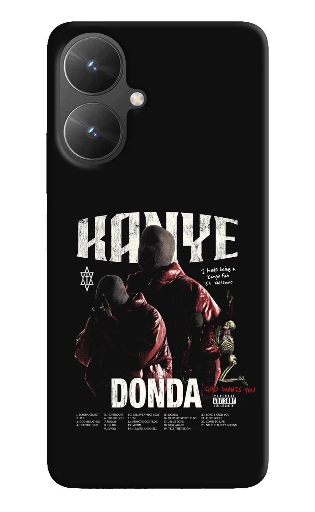 Donda Kanye West Poco M6 5G Hard Case Back Cover by Casekaro