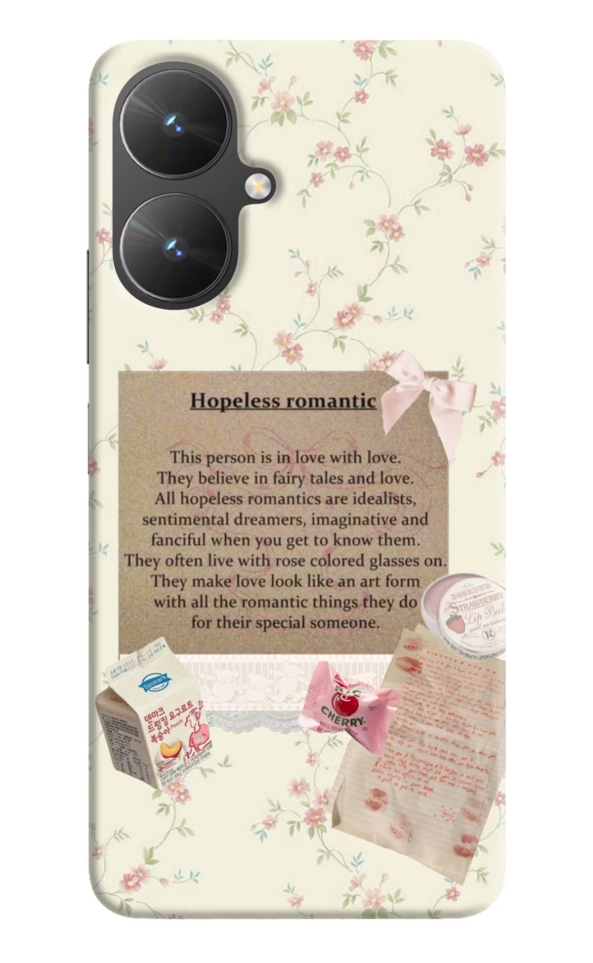 Hopeless Romantic Poco M6 5G Hard Case Back Cover by Casekaro