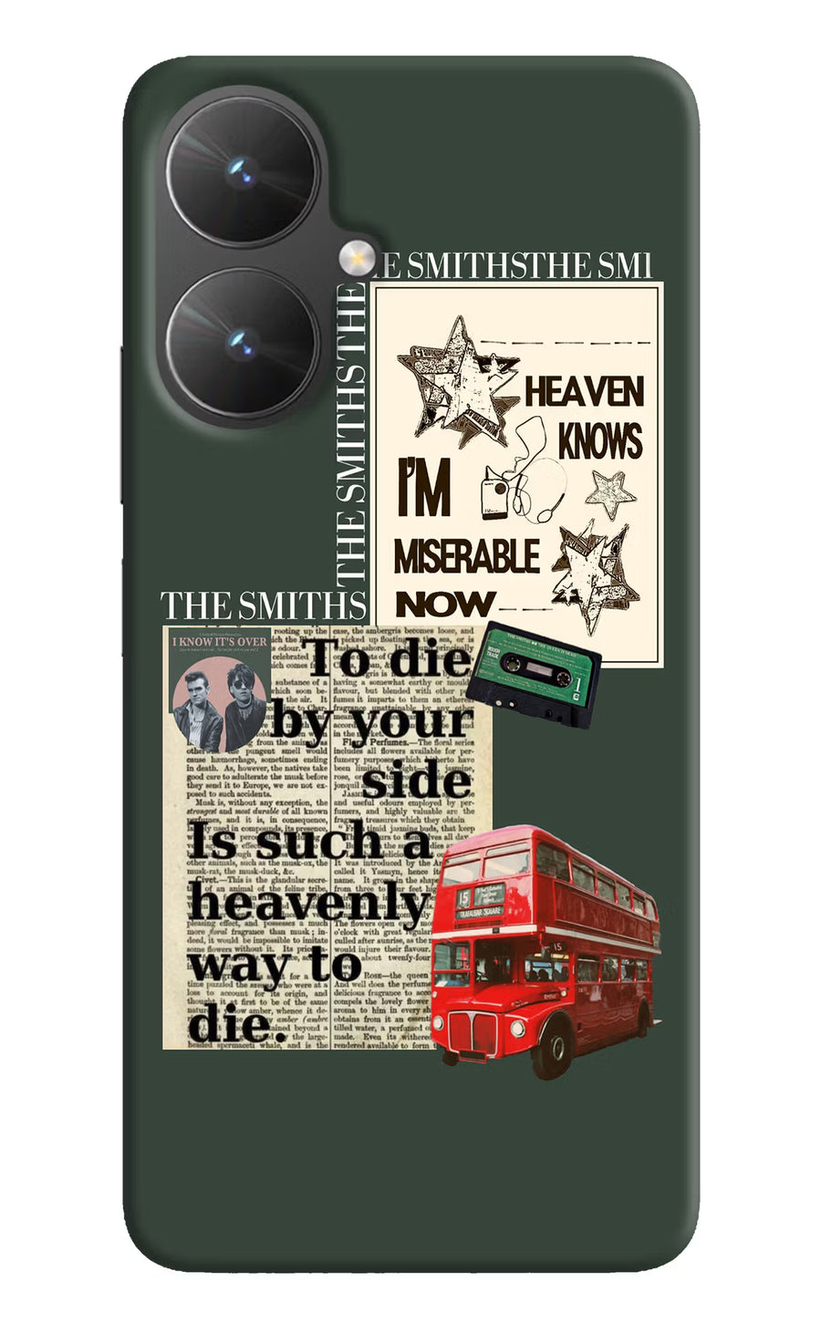 The Smiths Poco M6 5G Back Cover, Hard case