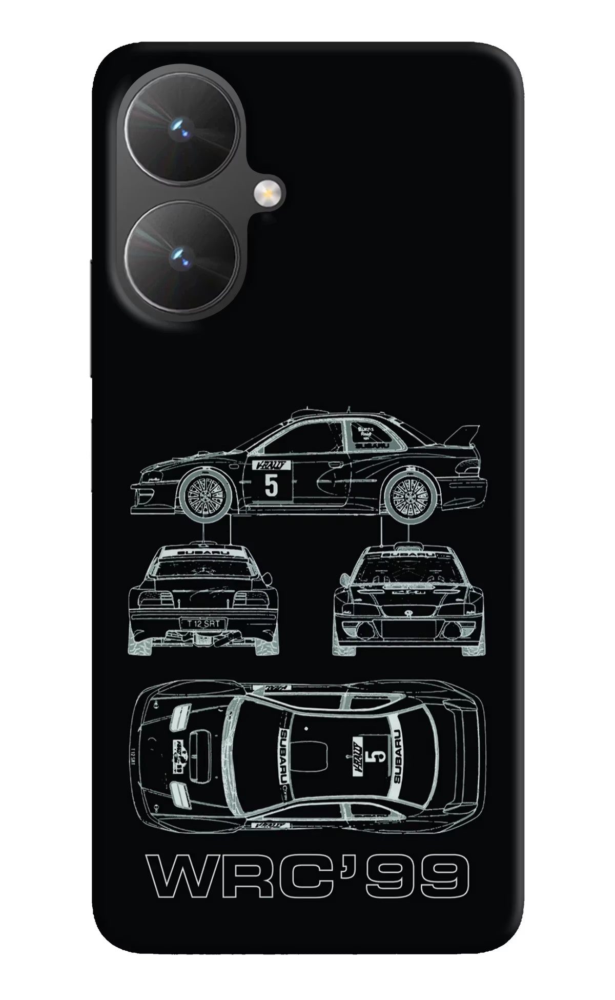 WRC'99 Poco M6 5G Hard Case Back Cover by Casekaro