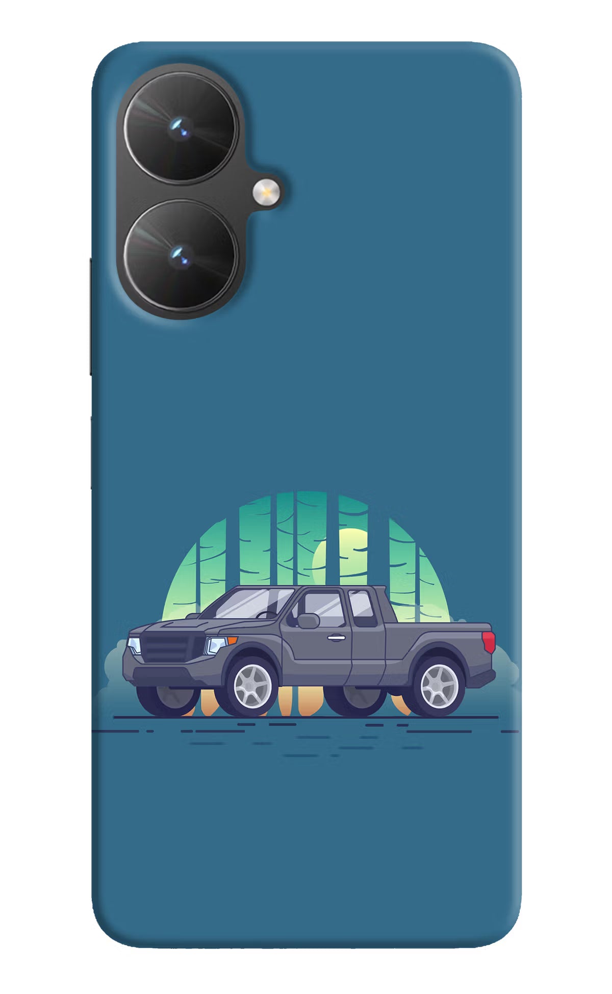 Retro Garage Vibe Poco M6 5G Hard Case Back Cover by Casekaro